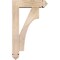 Ekena Millwork Westlake Arts and Crafts Smooth Bracket w/ Offset Brace, Douglas Fir, 5 1/2"W x 18"D x 30"H BKT0604X18X30WTL03SDF - alternate 3